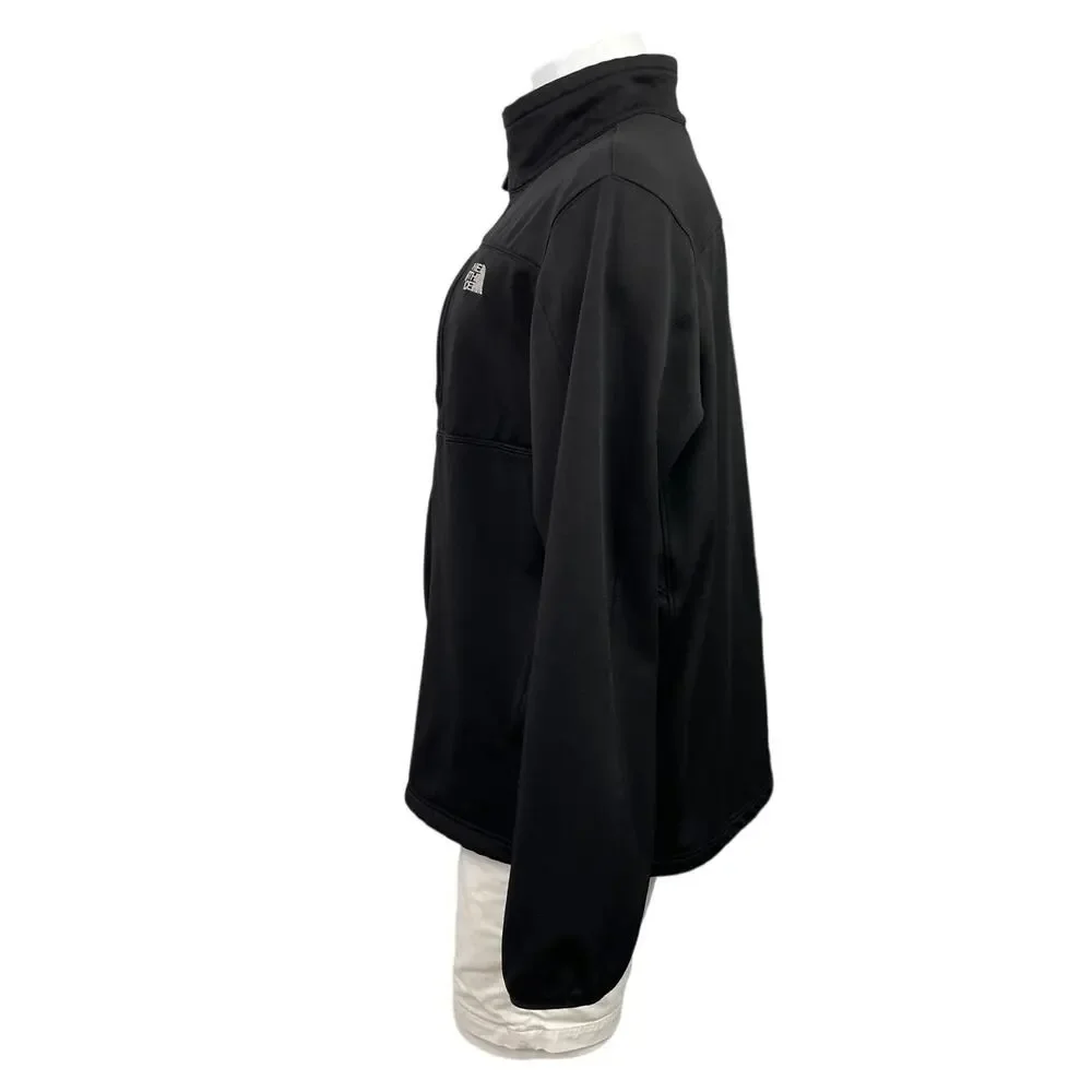 The North Face Nimble Men's Black Softshell Full Zip Outdoor Coat Jacket Size XL
